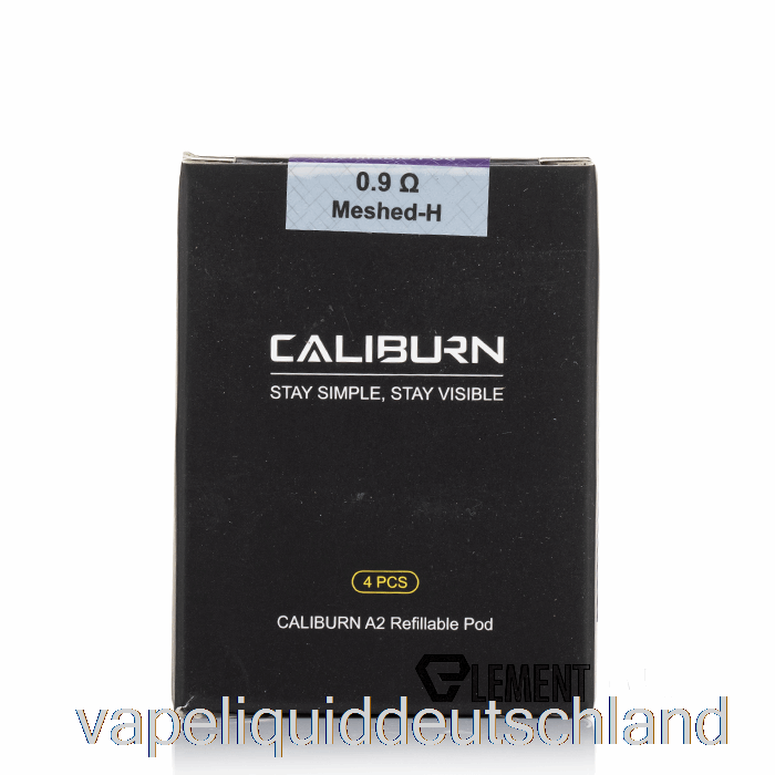Uwell Caliburn A2 Ersatzpods 0,9 Ohm Caliburn A2 Pods Vape Deutschland